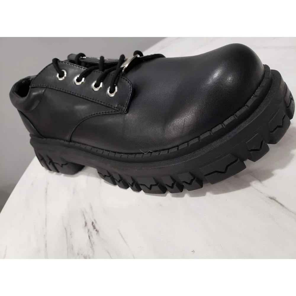 SIZE 15 Dolls Kill DELIAS Teen Craft Oxford Platform Shoes gothic punk cyberpunk